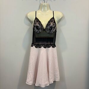 Vintage 90s Victoria’s Secret Sheer Lace Ballerina Style Nightgown Size Small